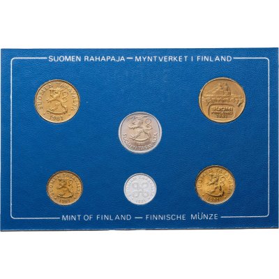 купить Финляндия набор из 6-ти монет 1981 в буклете