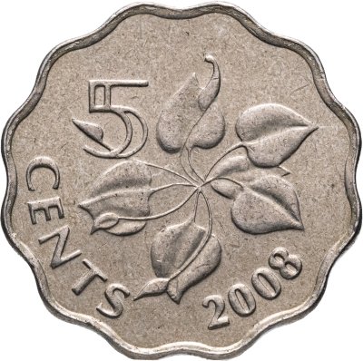 купить Свазиленд 5 центов (cents) 2008