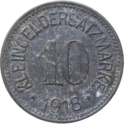 купить Германия (нотгельды), Город Хоф 10 пфеннигов 1918