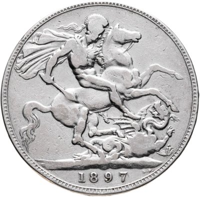 купить Великобритания 1 крона (crown) 1897 Королева Виктория
