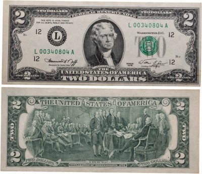 купить США 2 доллара 1976 (Pick 461) L-Сан-Франциско