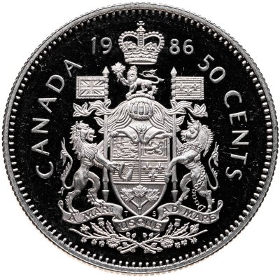 купить Канада 50 центов 1986