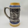 Купить Литровая пивная кружка "Мюнхен", керамика, рельеф, люстр, Германия, 1950-1980 гг.
