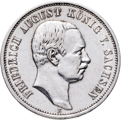купить Германия (Саксония) 3 марки (mark) 1909 E