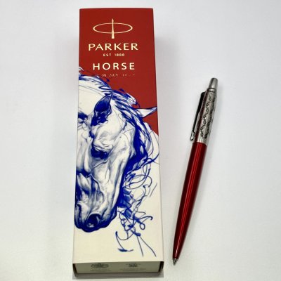 купить Шариковая ручка "Лошадь" в коробке, Parker, нержавеющая сталь, Франция, 2025 г.