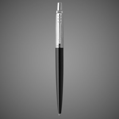 Купить Шариковая ручка Parker Jotter Essential, Satin Black CT, стержень: M, цвет чернил : blue или black, Лаки и смолы: лак, нержавеющая сталь, 2026 г.