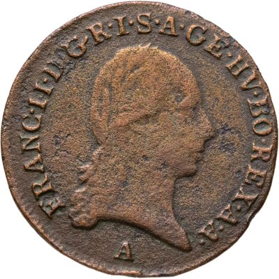 купить Австрия 1/2 крейцера 1800