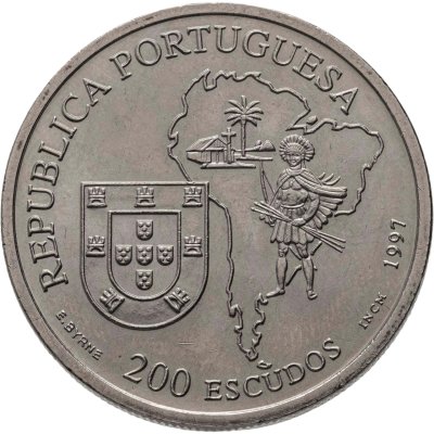 купить Португалия 200 эскудо (escudos) 1997 "400 лет со дня смерти Жозе ди Аншиета"