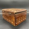 Купить Шкатулка с резным декором, дерево, резьба, лак, СССР, 1980-2000 гг.