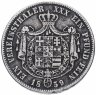 Купить Германская империя (Гессен-Кассель) 1 талер 1859 Фридрих Вильгельм I