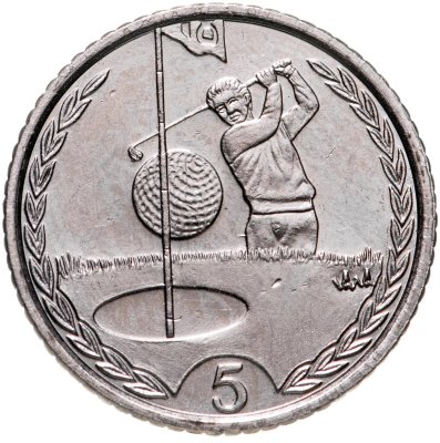 купить Остров Мэн 5 пенсов 1996