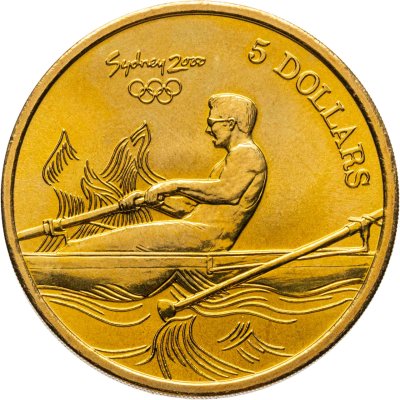 купить Австралия 5 долларов 2000 Олимпийские игры в Сиднее - Гребля