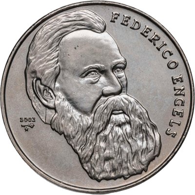купить Куба 1 песо (peso) 2002 "Вожди мирового пролетариата - Фридрих Энгельс"