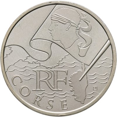 купить Франция 10 евро 2010 "Регионы Франции - Корсика"