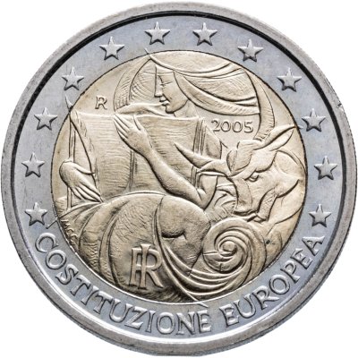 купить Италия 2 евро (euro) 2005 "Годовщина принятия конституции Европейского Союза"
