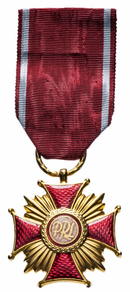 купить Знак отличия золотой «Крест Заслуги» 1 степени Польша