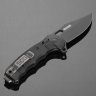 Купить Складной нож SOG SEAL XR Clip Point (12-21-02-57), сталь CPM S35VN Black Cerakote, рукоять Black GRN