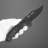 Купить Складной нож SOG SEAL XR Clip Point (12-21-02-57), сталь CPM S35VN Black Cerakote, рукоять Black GRN