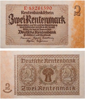 купить Германия 2 марки 1937