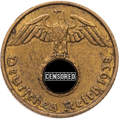 купить Германия (Третий рейх) 5 рейхспфеннигов (reichspfennig) 1938 A