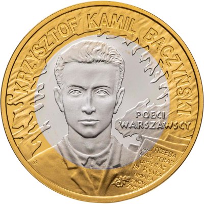 купить Польша 10 злотых 2009 "65-летие Варшавского восстания. Кшиштоф Бачинский"