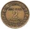 Купить Франция 2 франка (francs) 1920-1927, случайная дата
