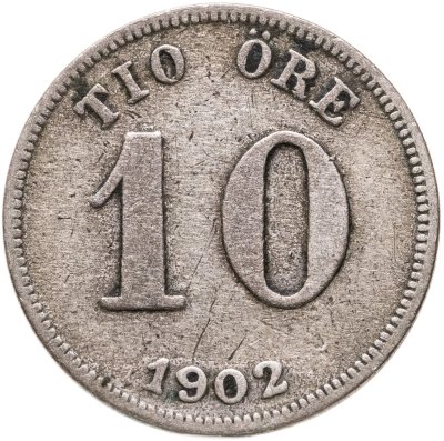 купить Швеция 10 эре 1902