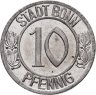 Купить Германия "Бонн" 10 пфеннигов 1920 "Людвиг ван Бетховен" нотгельд