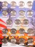 Купить США Полный набор 25 центов (квотер) 1999-2009гг (P, D)  из серии "Штаты и Территории" (57 монет в альбоме)