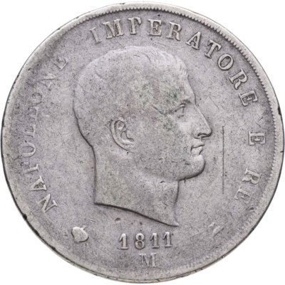 купить Королевство Италия 5 лир 1811 М Наполеон Бонапарт
