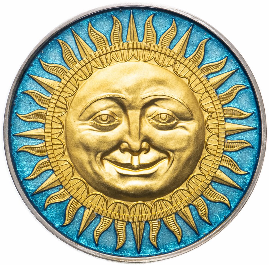 купить Остров Ниуэ 5 доллара 2017 "Небесные тела  - Солнце", в футляре с сертификатом