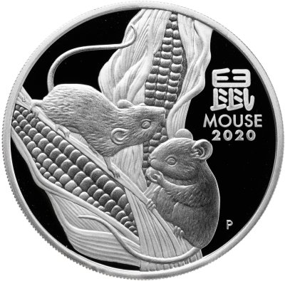 купить Австралия 1 доллар 2020 "Мышь"