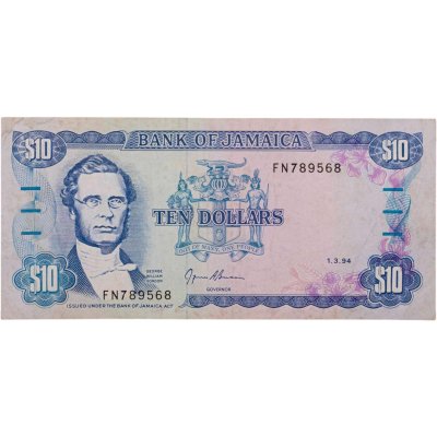 купить Ямайка 10 долларов 1994