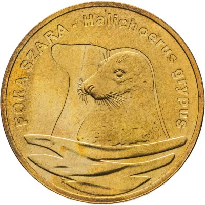 купить Польша 2 злотых (zlote) 2007 "Всемирная природа - Длинномордый тюлень"