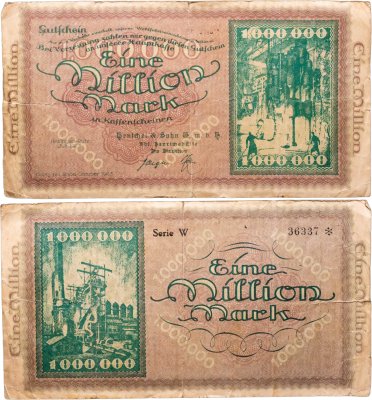 купить Германия 1000000 марок 1923