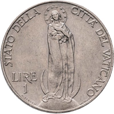 купить Ватикан 1 лира (lira) 1932