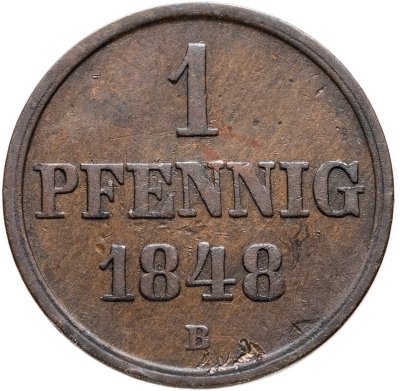 купить Ганновер 1 пфенниг 1848