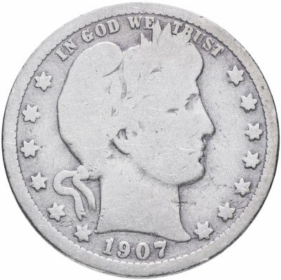 купить США 1/4 доллара (квотер) 1907
