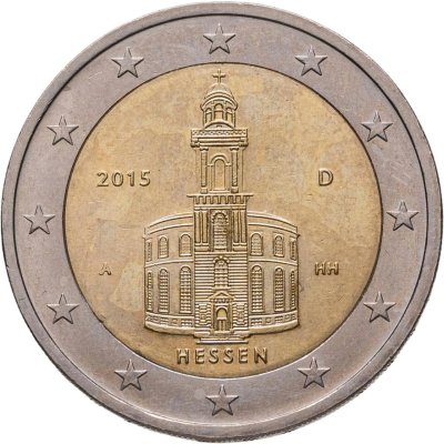 купить Германия 2 евро 2015 D "Федеральные земли Германии: Гессен"