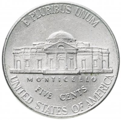 купить США 5 центов 2006-2023 "Томас Джефферсон", знак монетного двора: "D" - Денвер, (случайный год)