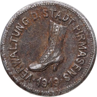 купить Германия "Пирмазенс" нотгельд 10 пфеннигов 1919