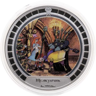 купить Острова Кука 2 доллара 2008 "Щелкунчик и мышиный король" в подарочном буклете