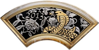купить Острова Кука 1 доллар (dollar) 2013 "Китайский гороскоп - год змеи" в футляре с сетификатом