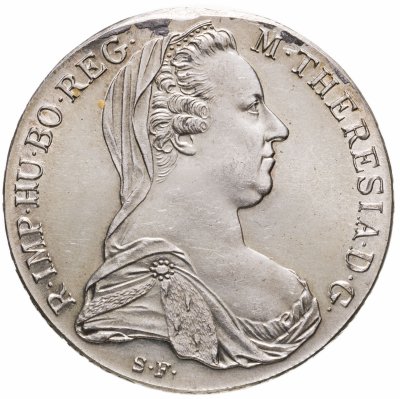 купить Австрия 1 талер (thaler) 1780 талер Марии Терезии рестрайк (новодел)