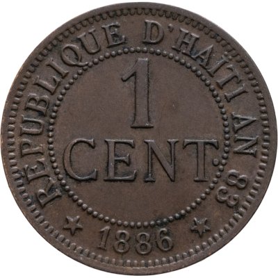 купить Гаити 1 сантим (centime) 1886