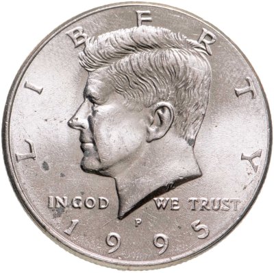 купить США 50 центов (1/2 доллара, half dollar) 1995 P Kennedy Half Dollar (Кеннеди) знак монетного двора "P" - Филадельфия