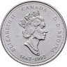 Купить Канада 25 центов (cents) 1992 125 лет Конфедерации Канада - Новый Бронсвик