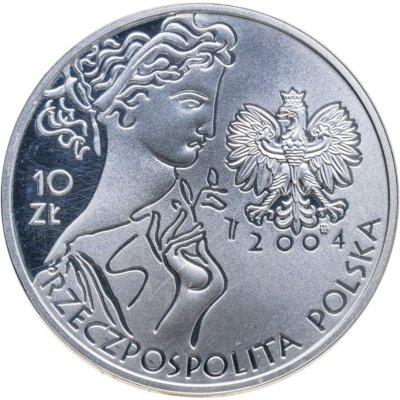 купить Польша 10 злотых (zlotych) 2004 XXVIII летние Олимпийские Игры, Афины 2004 - фехтование