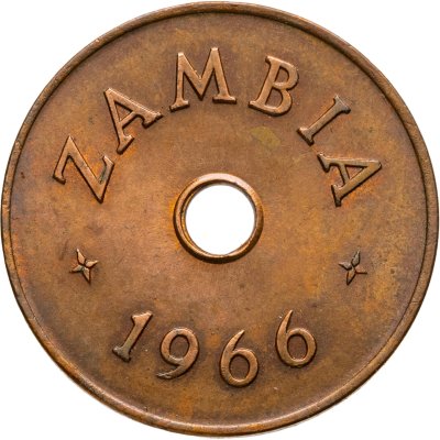 купить Замбия 1 пенни (penny) 1966