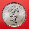 Купить 5 долларов (dollars) 1993   40 лет коронации Королевы Елизаветы II  Новая Зеландия в буклете